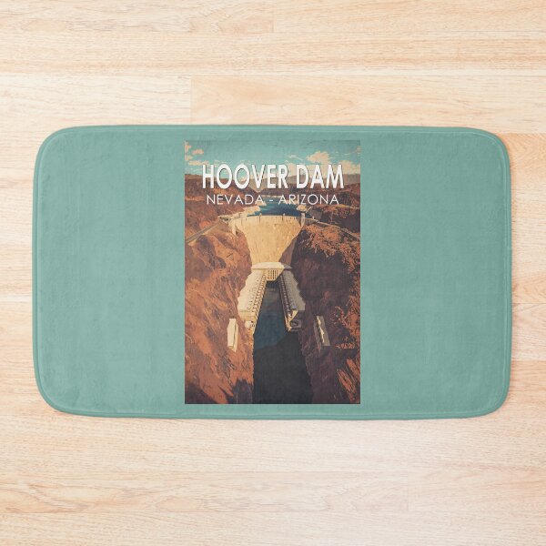 Item preview, Hoover Dam Travel Art Vintage designed and sold by KrisSidDesigns.