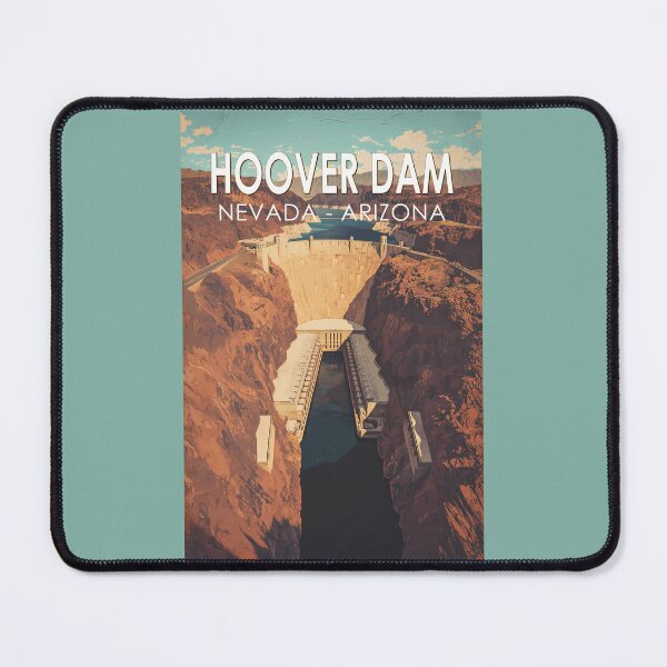 Item preview, Hoover Dam Travel Art Vintage designed and sold by KrisSidDesigns.
