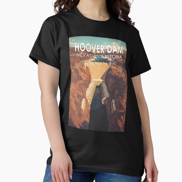 Item preview, Hoover Dam Travel Art Vintage designed and sold by KrisSidDesigns.