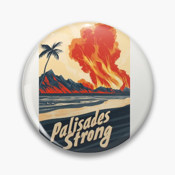 Item preview, Palisades Strong - Resilience in the Face of Fire designed and sold by Retro Travel Design.