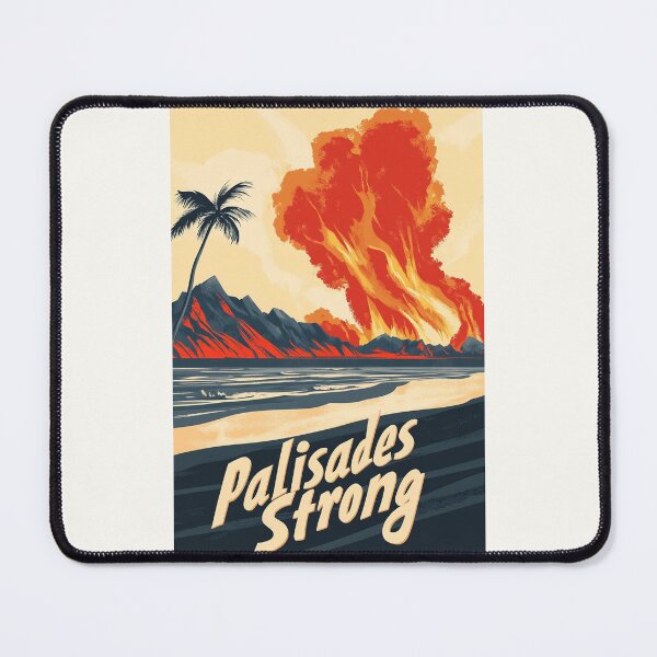 Item preview, Palisades Strong - Resilience in the Face of Fire designed and sold by Retro Travel Design.