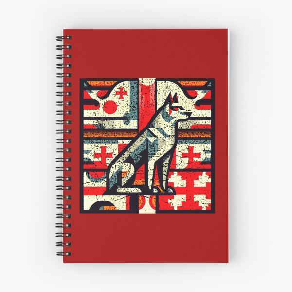 Item preview, Georgian national flag and eurasian wolf designed and sold by Kaigorshirts.