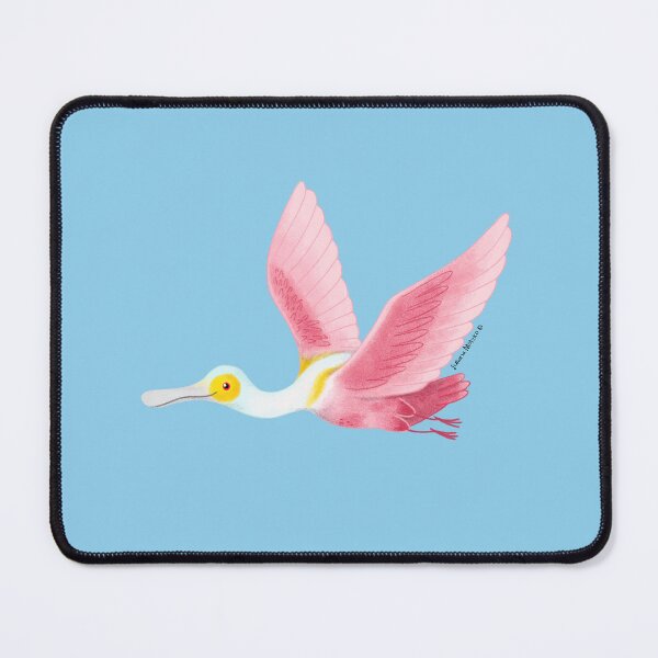 Item preview, Roseate Spoonbill flying designed and sold by julianamotzko.