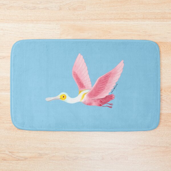 Item preview, Roseate Spoonbill flying designed and sold by julianamotzko.