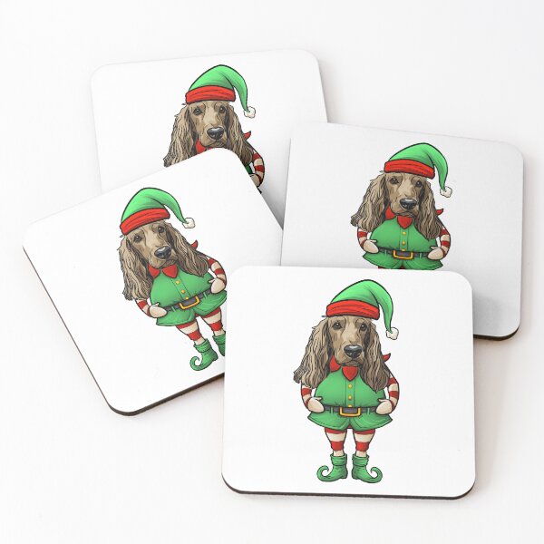 Artikelvorschau, Lustiger Weihnachtself Afghanischer Windhund entworfen und verkauft von whyitsme.