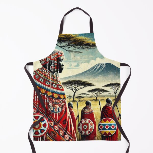 Item preview, Maasai Tribe Artwork – Vibrant African Culture and Heritage Design designed and sold by RelaxMusic.