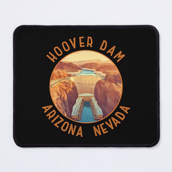 Item preview, Hoover Dam Retro Distressed Circle designed and sold by KrisSidDesigns.