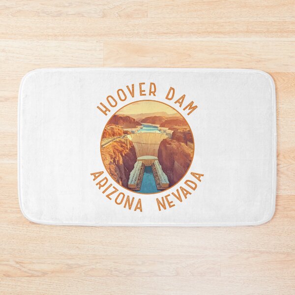 Item preview, Hoover Dam Retro Distressed Circle designed and sold by KrisSidDesigns.