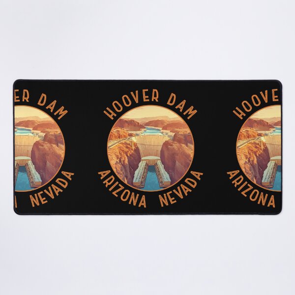 Item preview, Hoover Dam Retro Distressed Circle designed and sold by KrisSidDesigns.
