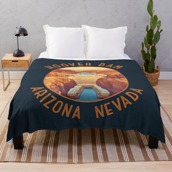 Item preview, Hoover Dam Retro Distressed Circle designed and sold by KrisSidDesigns.