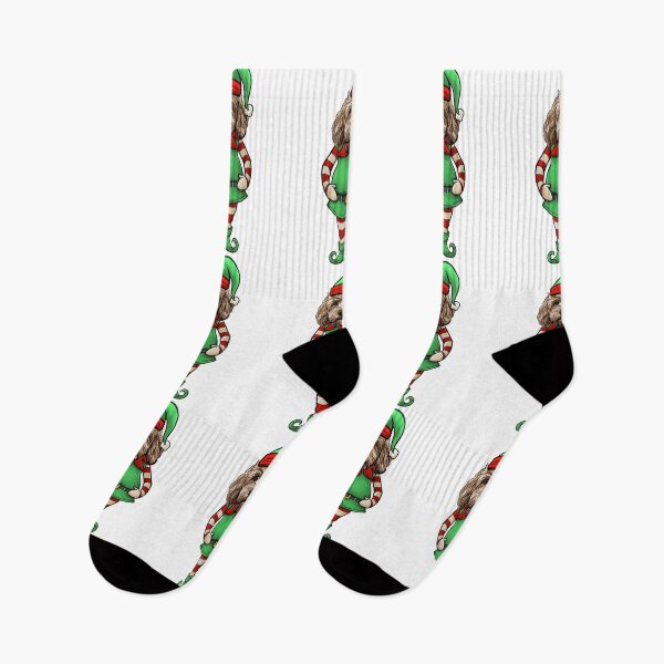 Item preview, Funny Christmas Elf Goldendoodle Dog designed and sold by whyitsme.