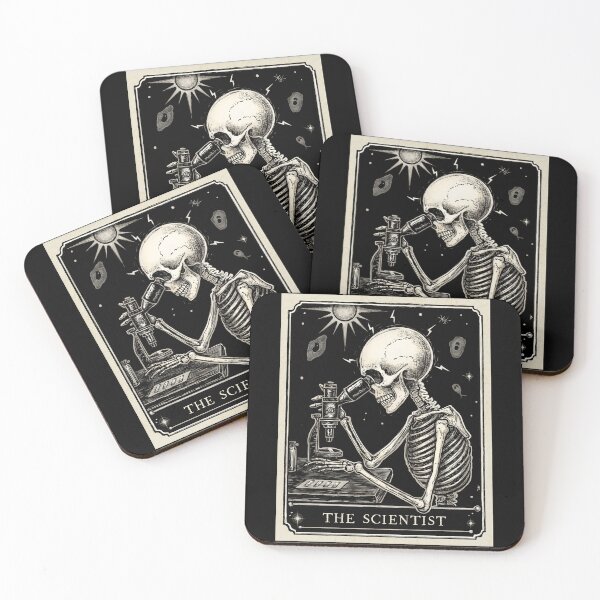 Item preview, Scientist Tarot Card - science laboratory lab scientist designed and sold by HaggisVitae.