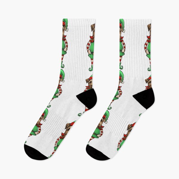 Item preview, Funny Christmas Elf Irish Terrier Dog designed and sold by whyitsme.