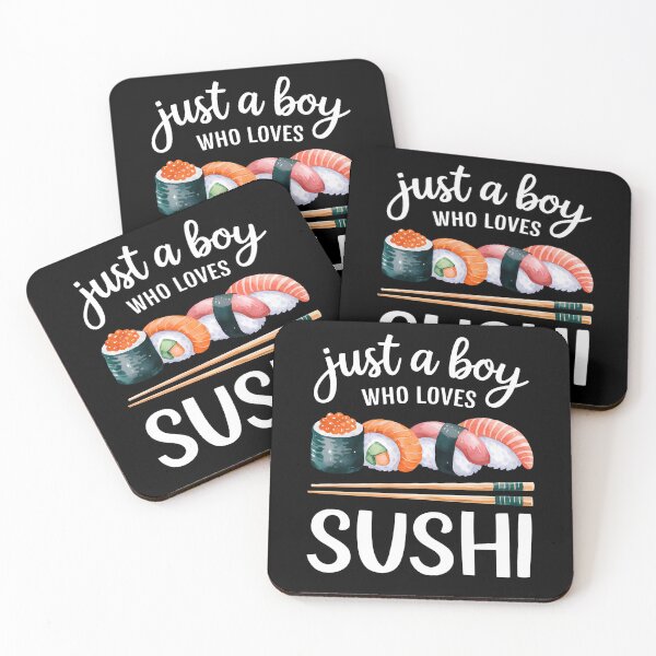 Item preview, Just A Boy Who Loves Sushi Sushi Lover Boy designed and sold by OskarArts.