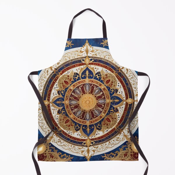 Item preview, Cosmic Mandala with Golden Details and Ornamental Style designed and sold by MandalasShops.