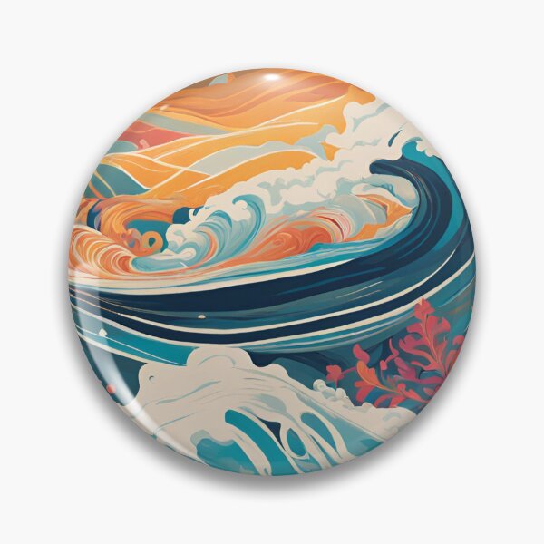 Item preview, Waves of the sea designed and sold by AniDigital.