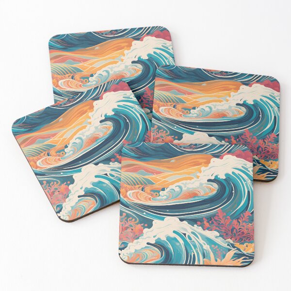 Item preview, Waves of the sea designed and sold by AniDigital.