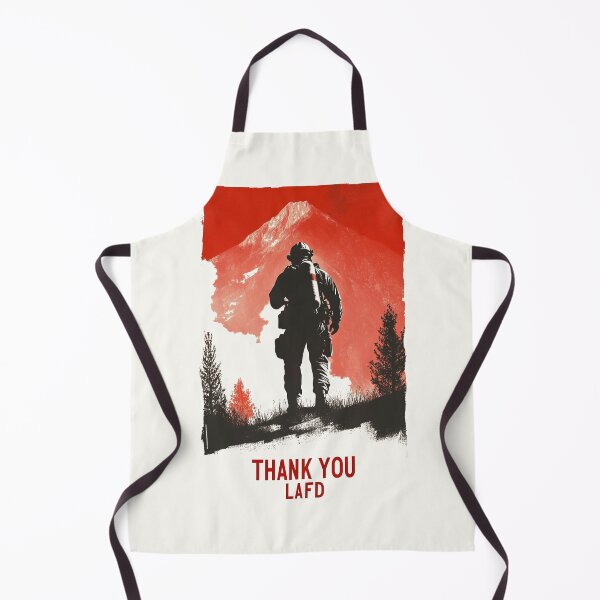 Item preview, Thank You LAFD - Heroes of the Mountains designed and sold by Retro Travel Design.