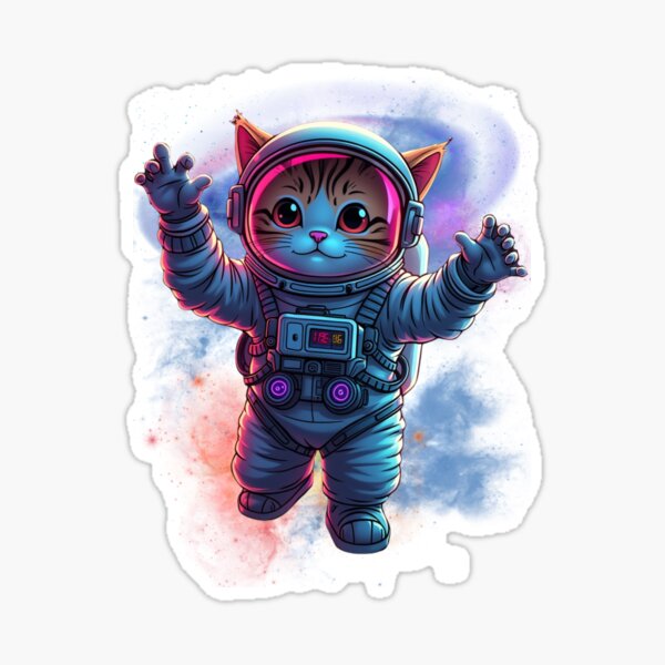 Item preview, Cat astronaut designed and sold by likeforcode.
