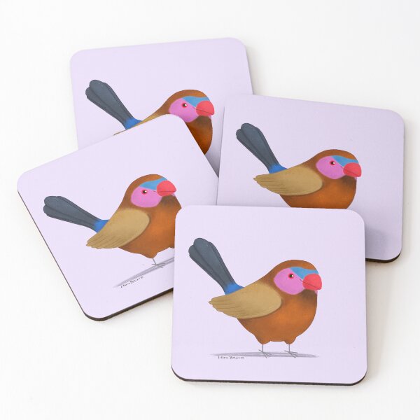 Item preview, Violet Eared Waxbill designed and sold by julianamotzko.