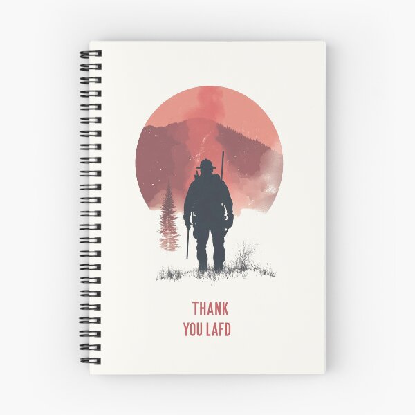Item preview, Thank You LAFD - Guardians of the Wildfires designed and sold by Retro Travel Design.