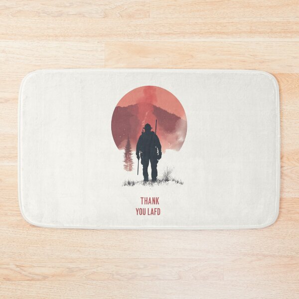 Item preview, Thank You LAFD - Guardians of the Wildfires designed and sold by Retro Travel Design.