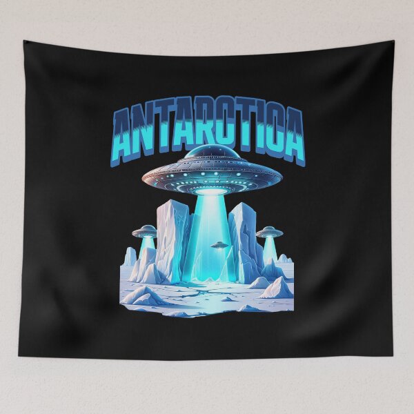 Item preview, Ufo Antarctica Design - Cool Alien Design designed and sold by ReneMM.