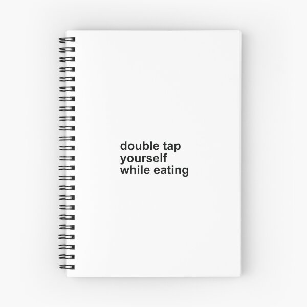 Item preview, Double Tap Yourself While Eating – BJJ Humor for Foodies designed and sold by ReggieDior.