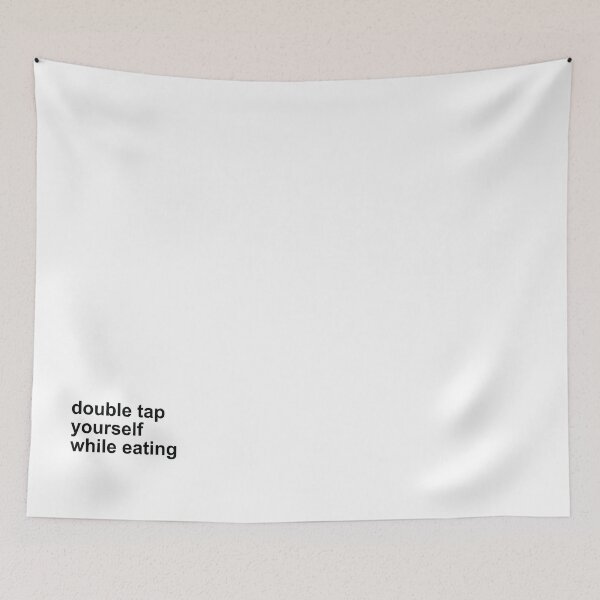 Item preview, Double Tap Yourself While Eating – BJJ Humor for Foodies designed and sold by ReggieDior.