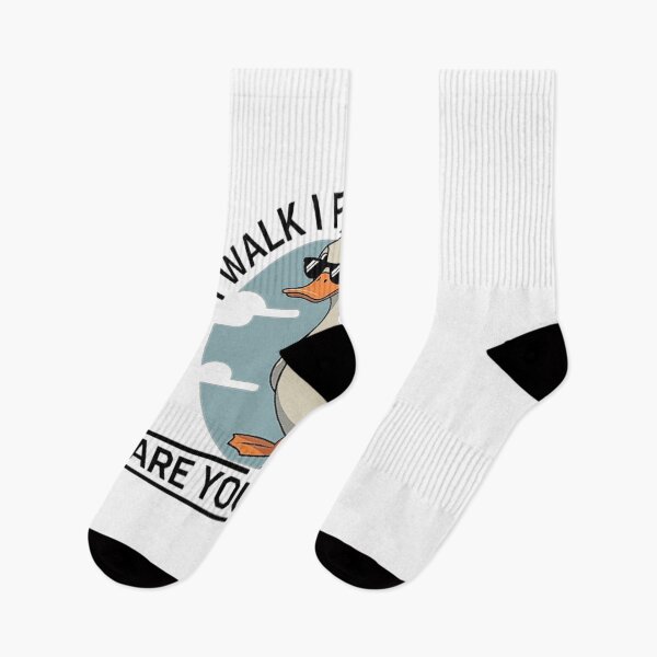 Item preview, Cool Duck Illustration: I Walk, I Fly, I Swim designed and sold by love3617.