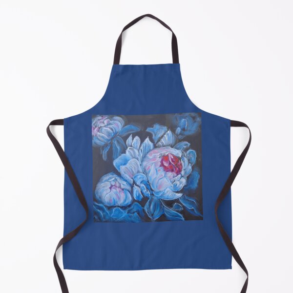 Item preview, Blue and White Fluffy Peony Petals designed and sold by jennyleeandjim.