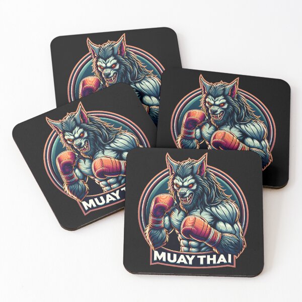 Item preview, Werewolf Muay Thai - Cool Martial Arts Design designed and sold by ReneMM.