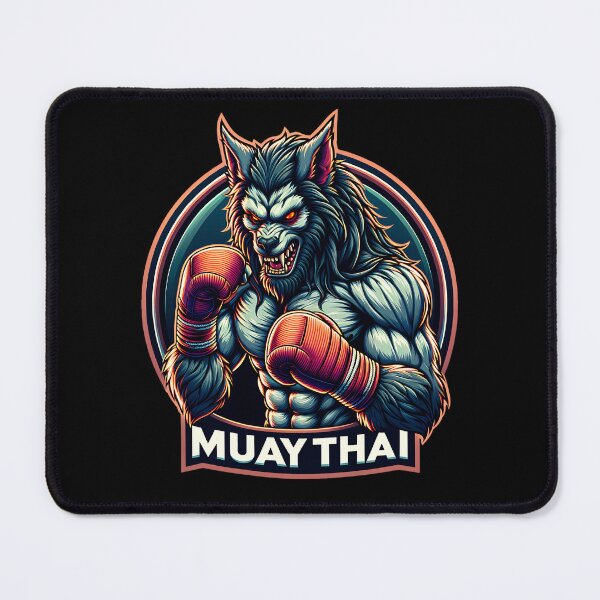 Item preview, Werewolf Muay Thai - Cool Martial Arts Design designed and sold by ReneMM.