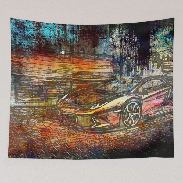 Item preview, Lamborghini Art Print – Exotic Supercar Poster, Luxury Car Wall Art, Italian Sports Car Design designed and sold by Road To Track.