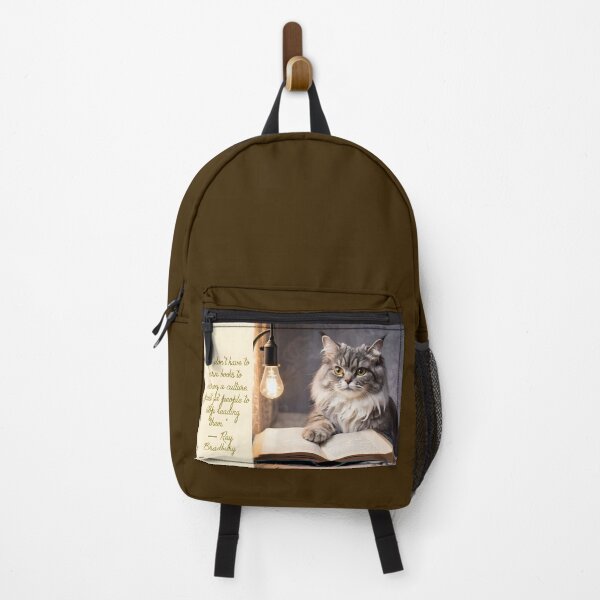 Item preview, “You don't have to burn books to destroy a culture. Just get people to stop reading them.” ― Ray Bradbury designed and sold by OHKUBOStyle.
