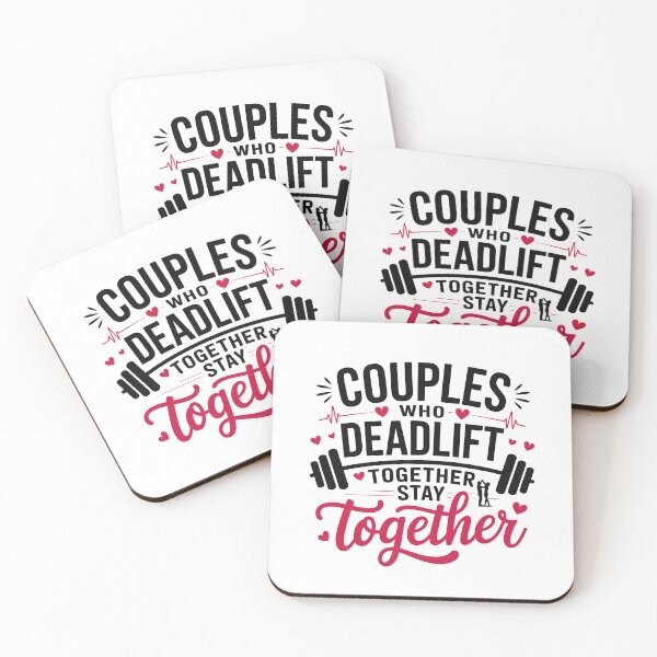 Item preview, Couples Who Deadlift Together Funny Gym Valentine's Day designed and sold by tmerchtrends.