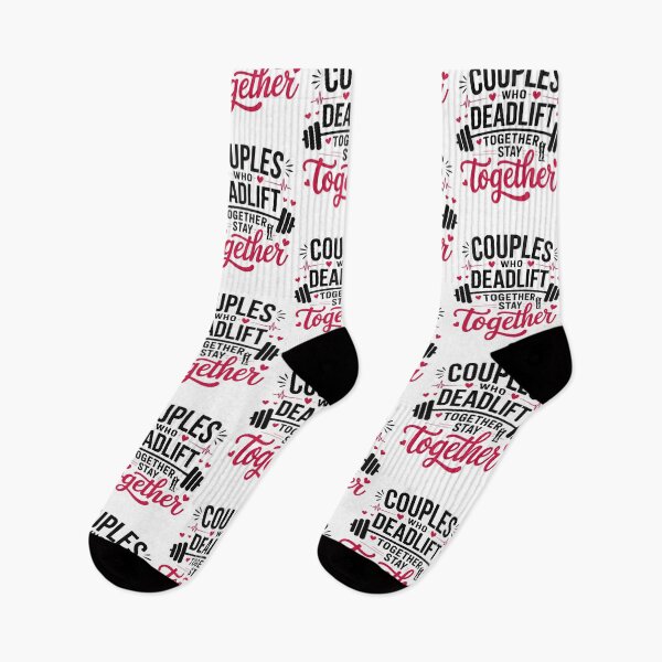 Item preview, Couples Who Deadlift Together Funny Gym Valentine's Day designed and sold by tmerchtrends.