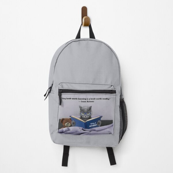 Item preview, “Any book worth banning is a book worth reading.”  ― Isaac Asimov designed and sold by OHKUBOStyle.