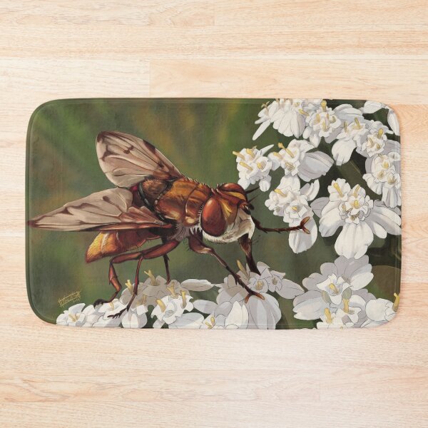 Item preview, Ectophasia crassipennis male on Achillea nobilis. designed and sold by RyukiArtbook.