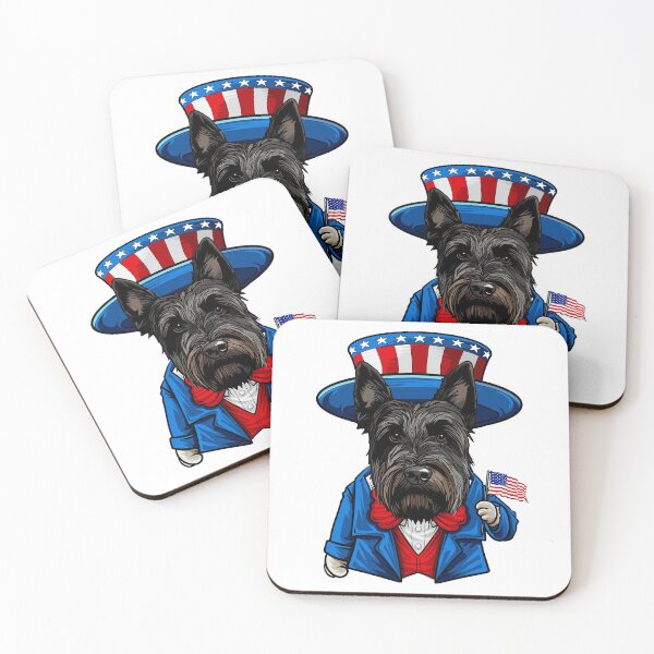 Item preview, Funny 4th of July Scottish Terrier Dog designed and sold by whyitsme.