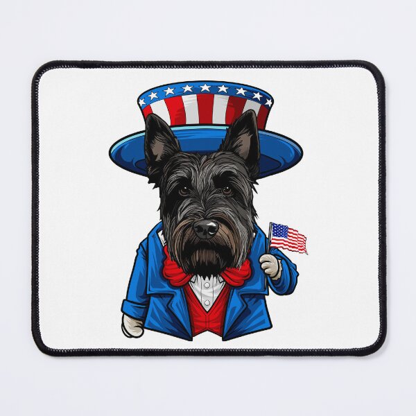 Item preview, Funny 4th of July Scottish Terrier Dog designed and sold by whyitsme.