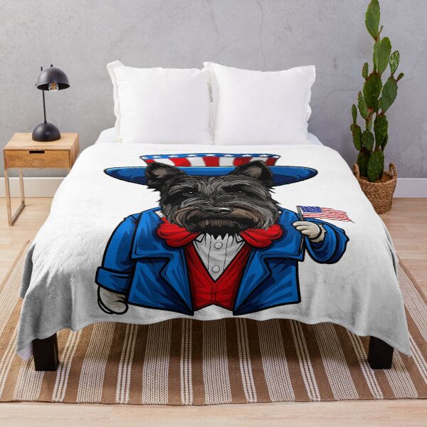 Item preview, Funny 4th of July Scottish Terrier Dog designed and sold by whyitsme.