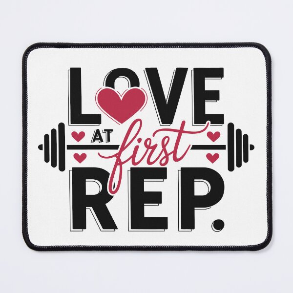 Item preview, Love at First Rep Funny Gym Valentine's Day designed and sold by tmerchtrends.