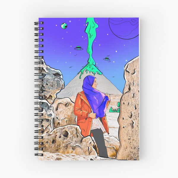 Item preview, extraterrestres en las pirámides designed and sold by Hadeer Ahmed.