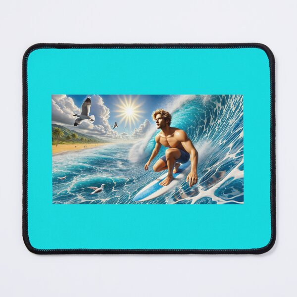Item preview, Surfer Riding a great Wave designed and sold by WackyJacks.