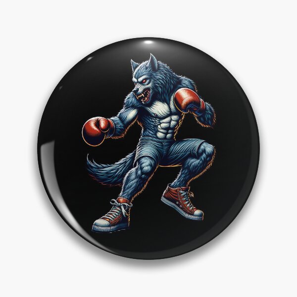 Item preview, Boxing Werewolf - cool martial arts design designed and sold by ReneMM.