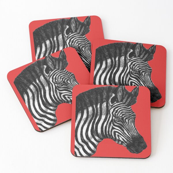 Item preview, Zebra - Pen and Ink - Hand drawn designed and sold by KlakkDrawsStuff.