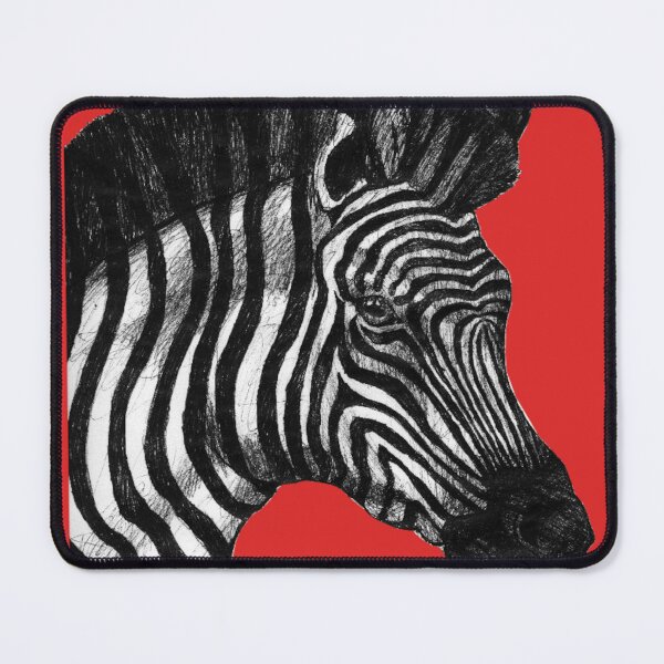 Item preview, Zebra - Pen and Ink - Hand drawn designed and sold by KlakkDrawsStuff.