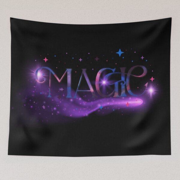 Item preview, Magical lettering with lots of glitter and stars designed and sold by CorvusLunaArt.