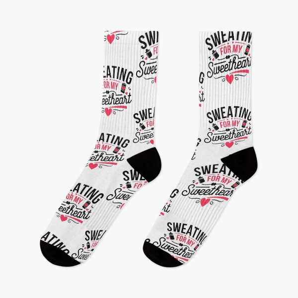 Item preview, Sweating for My Sweetheart Funny Valentine's Day Gym designed and sold by tmerchtrends.